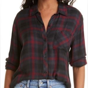Rails Hunter Button-Up Shirt Women’s Size XS